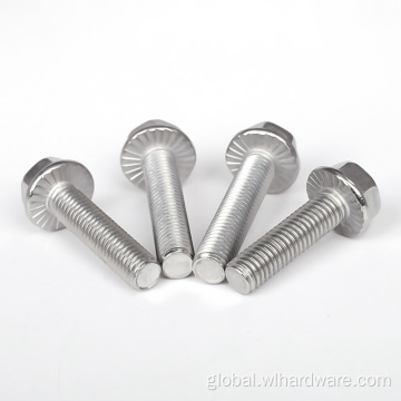 A4-80 Hex Flange Bolt DIN 6921 Stainless Steel Hex Flange Bolt Supplier
